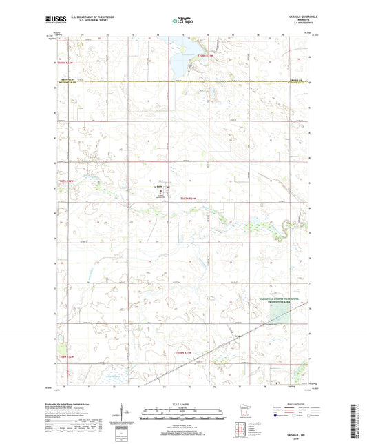 La Salle Minnesota US Topo Map Image