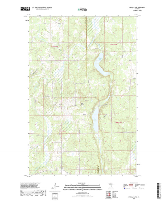 La Salle Lake Minnesota US Topo Map Image