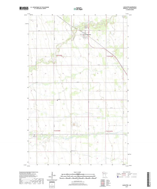 Lancaster Minnesota US Topo Map Image