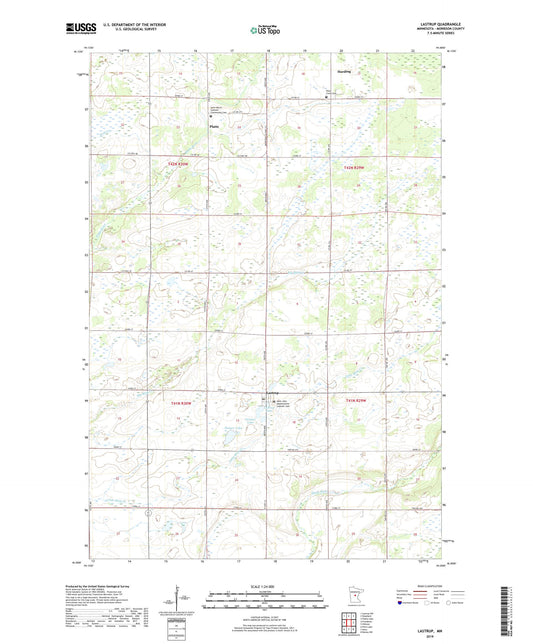 Lastrup Minnesota US Topo Map Image