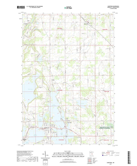 Lindstrom Minnesota US Topo Map Image