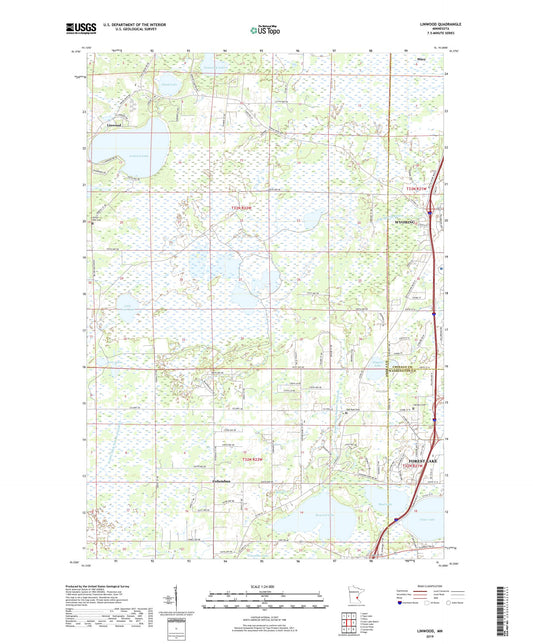 Linwood Minnesota US Topo Map Image