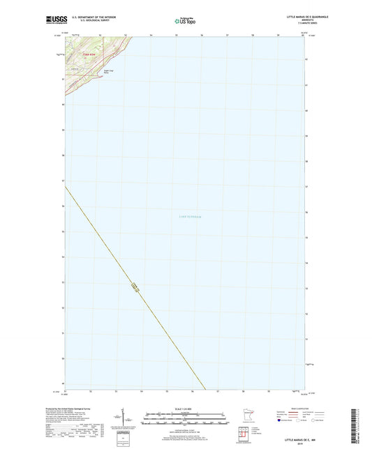 Little Marais OE E Minnesota US Topo Map Image