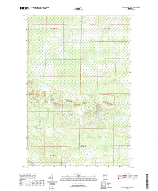 Little Prairie Lake Minnesota US Topo Map Image
