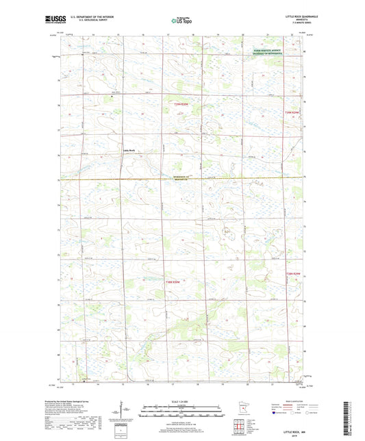 Little Rock Minnesota US Topo Map Image