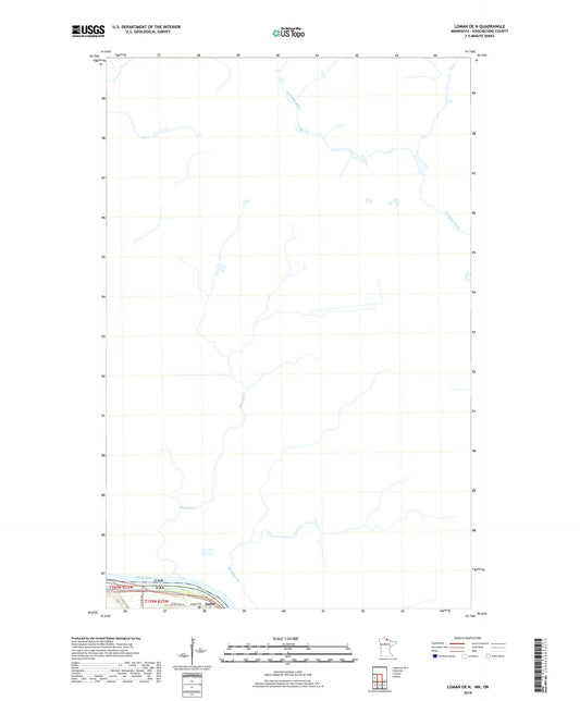 Loman OE N Minnesota US Topo Map Image