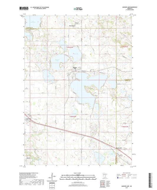 Madison Lake Minnesota US Topo Map Image