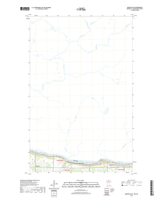 Manitou OE N Minnesota US Topo Map Image