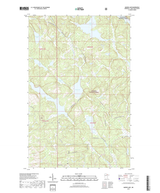 Marion Lake Minnesota US Topo Map Image