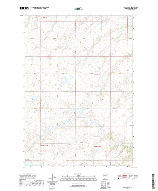 Marshall SE Minnesota US Topo Map Image