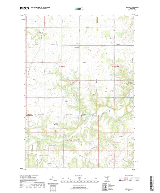 Miesville Minnesota US Topo Map Image