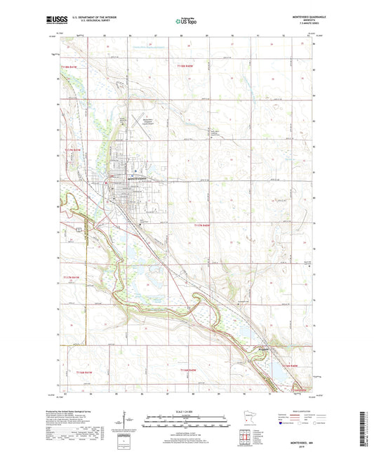 Montevideo Minnesota US Topo Map Image