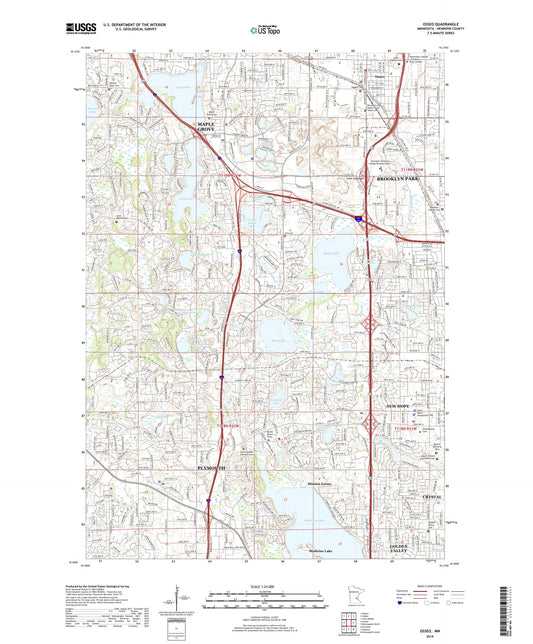 Osseo Minnesota US Topo Map Image