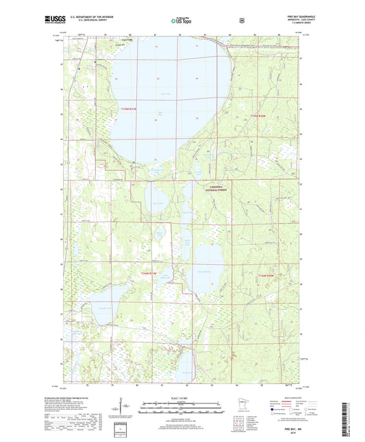 Pike Bay Minnesota US Topo Map Image