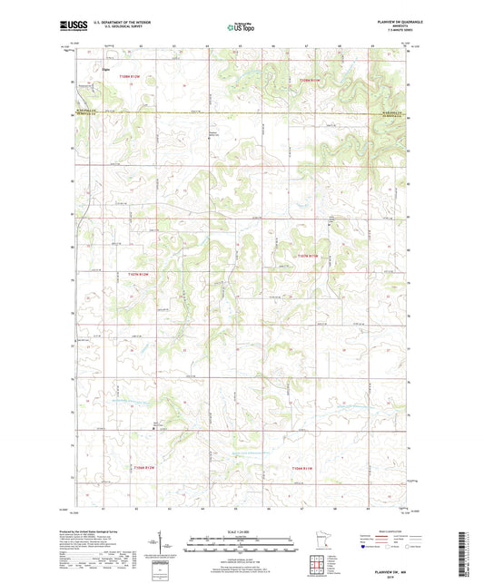 Plainview SW Minnesota US Topo Map Image