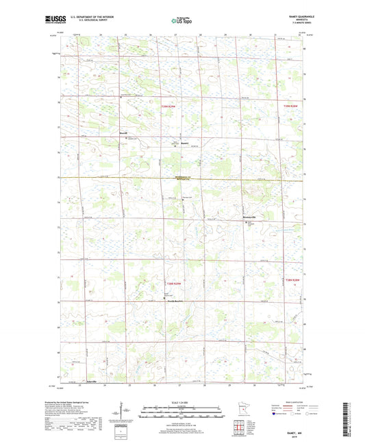 Ramey Minnesota US Topo Map Image