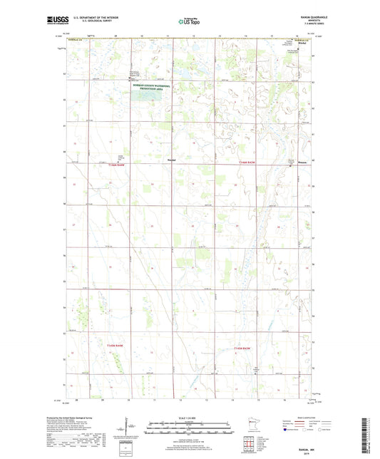 Ranum Minnesota US Topo Map Image