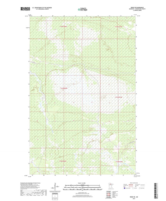 Ridge SW Minnesota US Topo Map Image