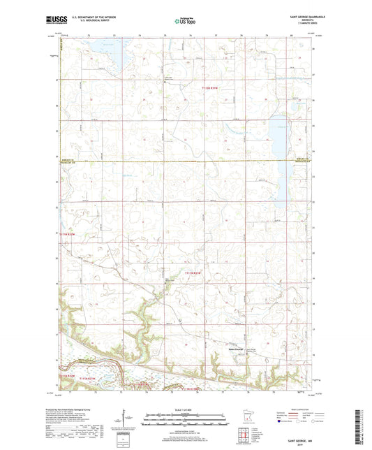 Saint George Minnesota US Topo Map Image