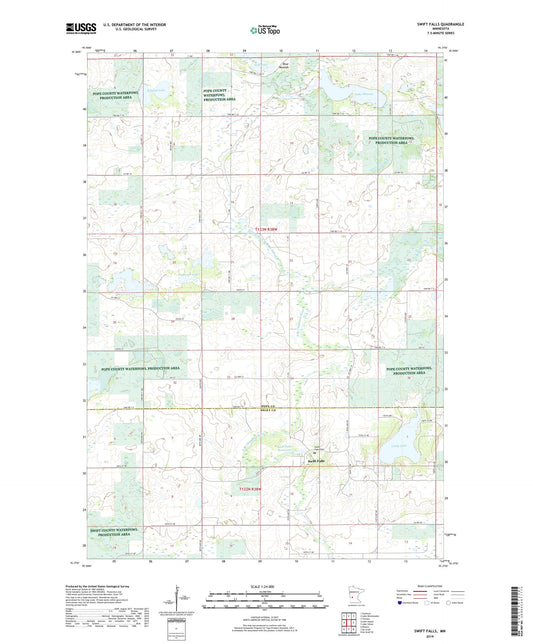 Swift Falls Minnesota US Topo Map Image