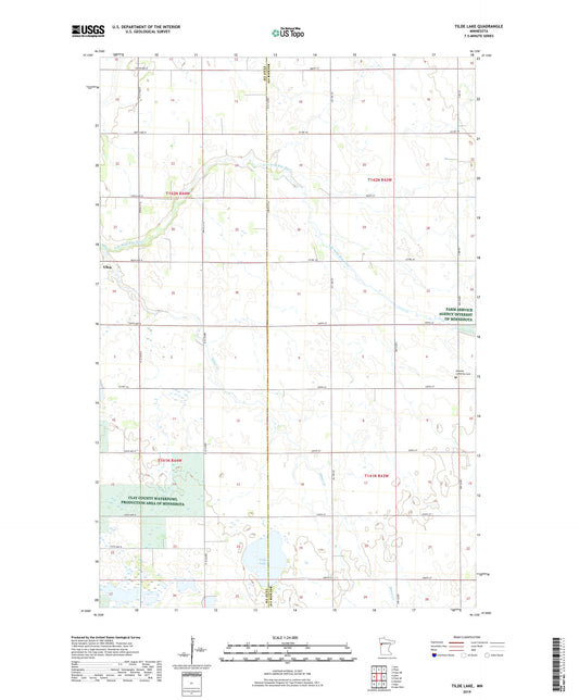 Tilde Lake Minnesota US Topo Map Image