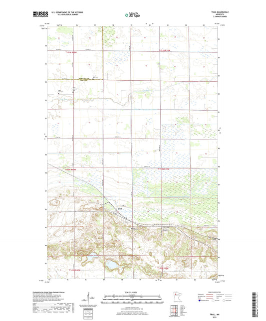 Trail Minnesota US Topo Map Image