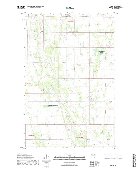 Viking SE Minnesota US Topo Map Image