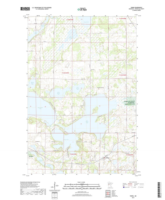 Vining Minnesota US Topo Map Image