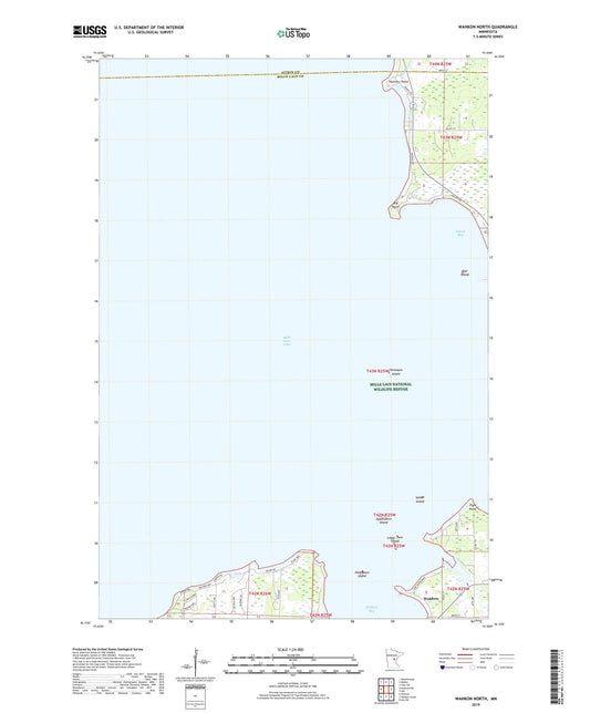 Wahkon North Minnesota US Topo Map Image