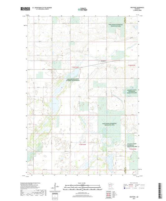 Westport Minnesota US Topo Map Image