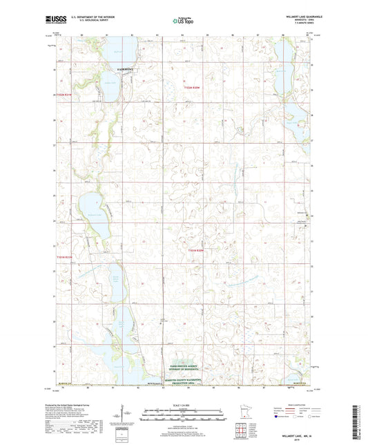 Willmert Lake Minnesota US Topo Map Image