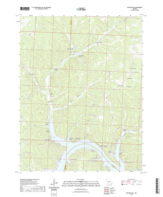 Boylers Mill Missouri US Topo Map Image