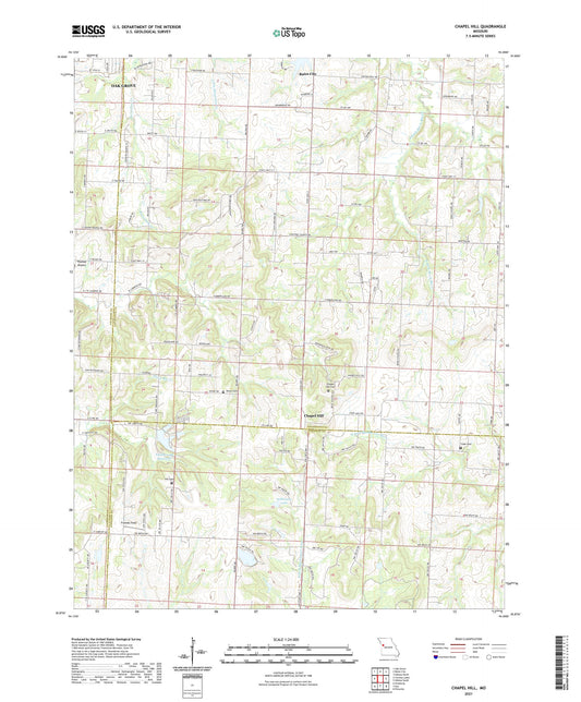 Chapel Hill Missouri US Topo Map Image