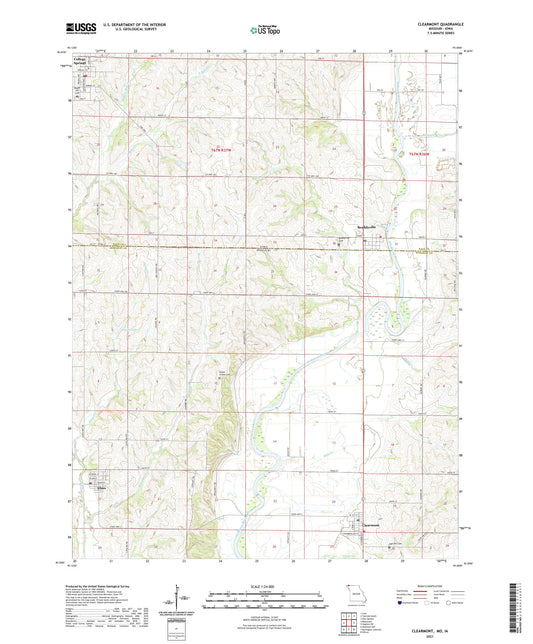 Clearmont Missouri US Topo Map Image