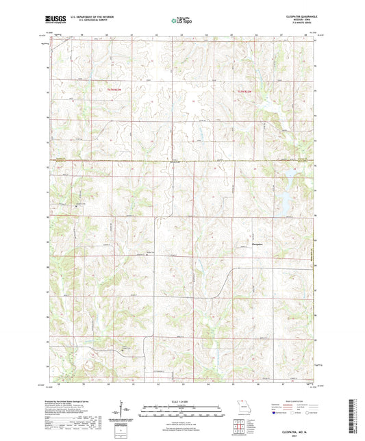 Cleopatra Missouri US Topo Map Image