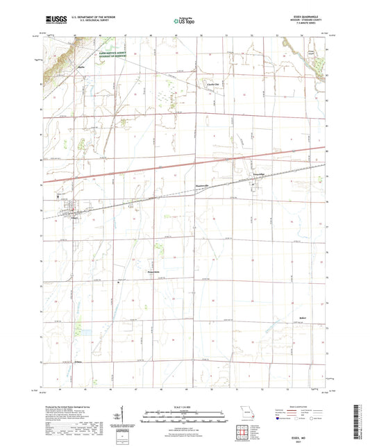 Essex Missouri US Topo Map Image