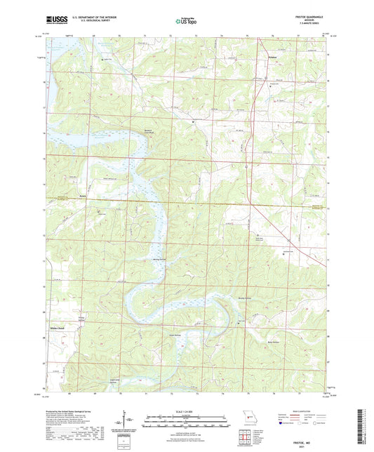 Fristoe Missouri US Topo Map Image