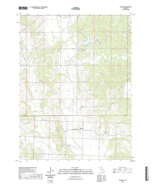 Gifford Missouri US Topo Map Image