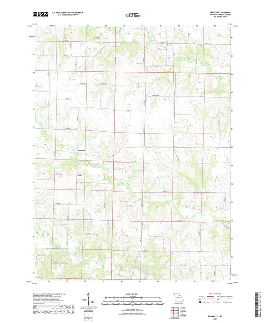 Granville Missouri US Topo Map Image