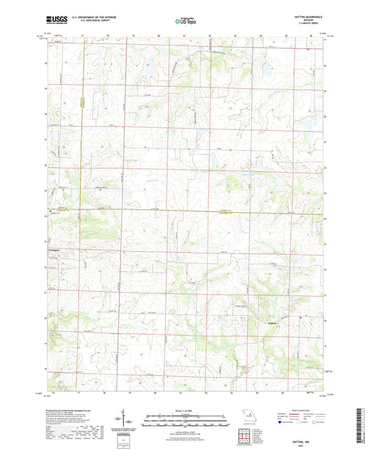 Hatton Missouri US Topo Map Image