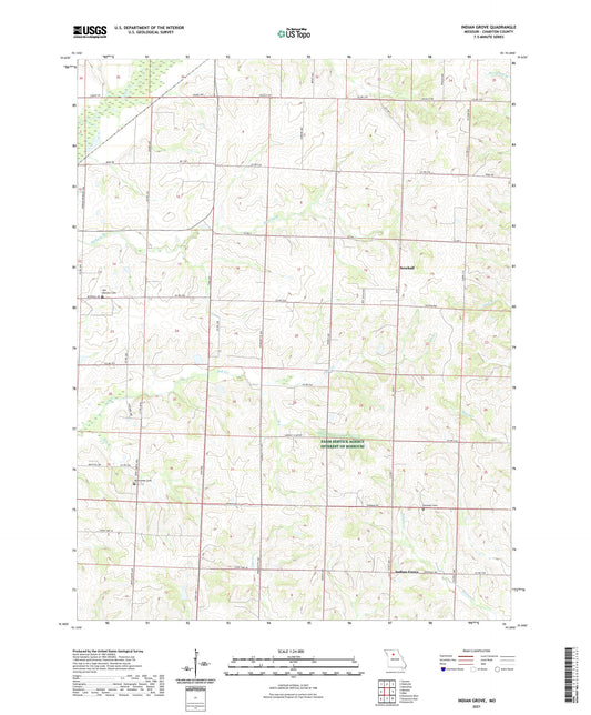 Indian Grove Missouri US Topo Map Image