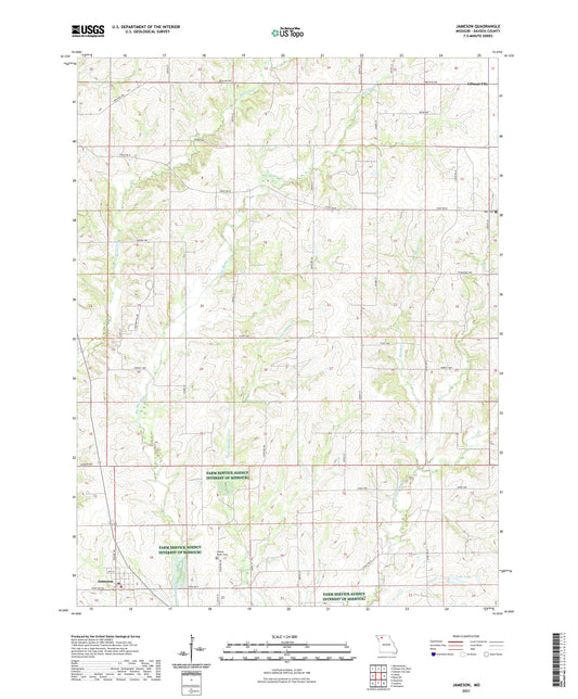 Jameson Missouri US Topo Map Image