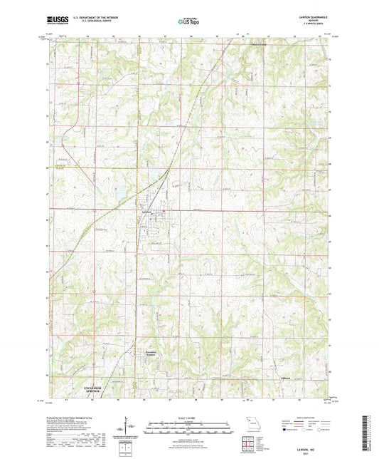 Lawson Missouri US Topo Map Image