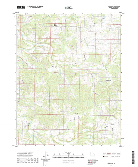 Long Lane Missouri US Topo Map Image