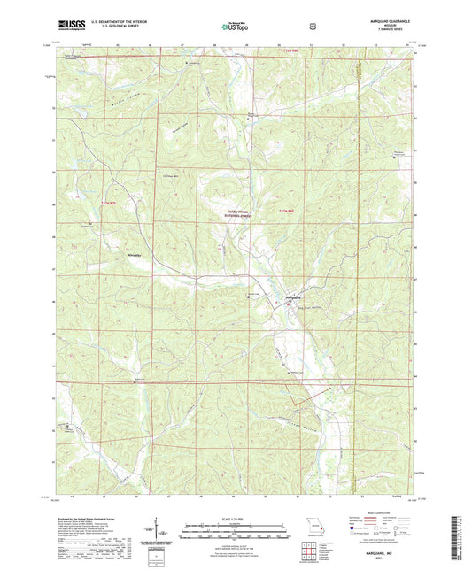 Marquand Missouri US Topo Map Image