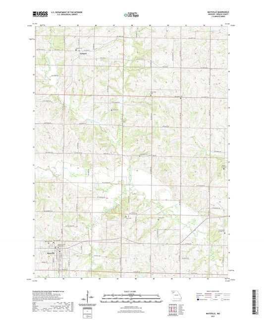 Maysville Missouri US Topo Map Image
