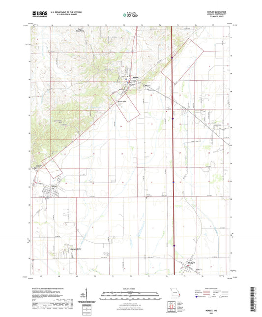 Morley Missouri US Topo Map Image