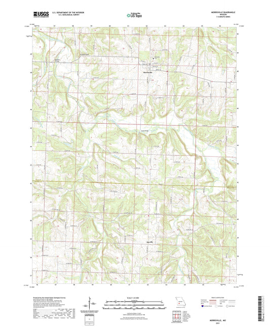 Morrisville Missouri US Topo Map Image