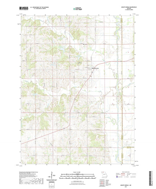 Mount Moriah Missouri US Topo Map Image