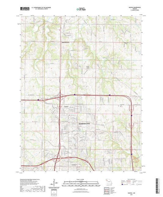 Nashua Missouri US Topo Map Image